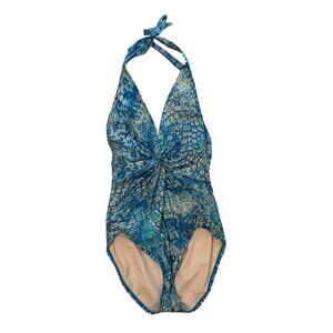 Coco Reef blue and green swim suit size 12